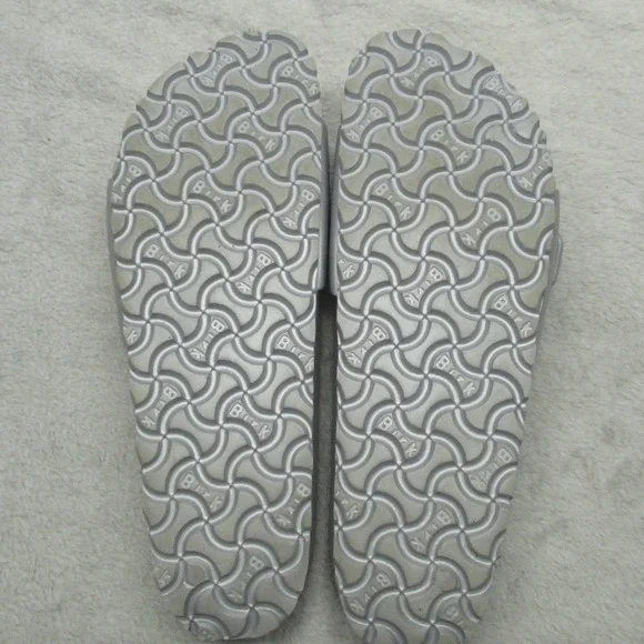 Birkenstock Unisex 10W 8M Sandals Gray Metallic Madrid EVA Buckle Slides Footbed - Picture 10 of 12